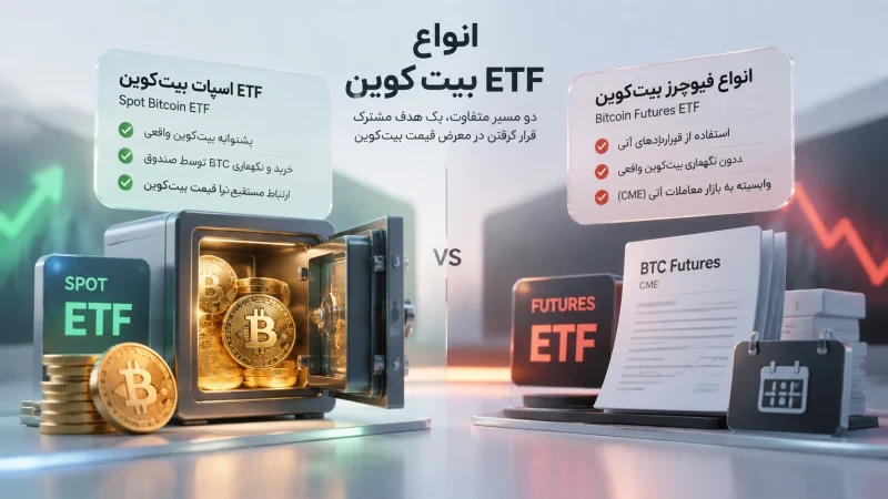 انواع ETF بیت‌کوین چیست؟