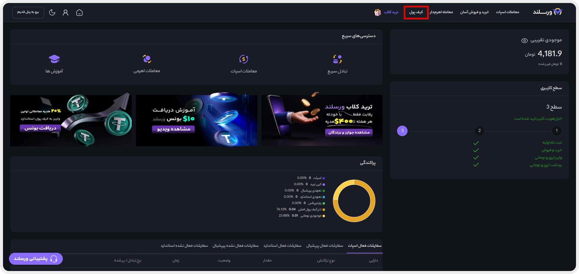 چگونه اتریوم بخریم؟ آموزش نحوه خرید اتریوم (ETH) در ایران با تتر و تومان 5 شارژ کیف پول برای خرید ارز دیجیتال