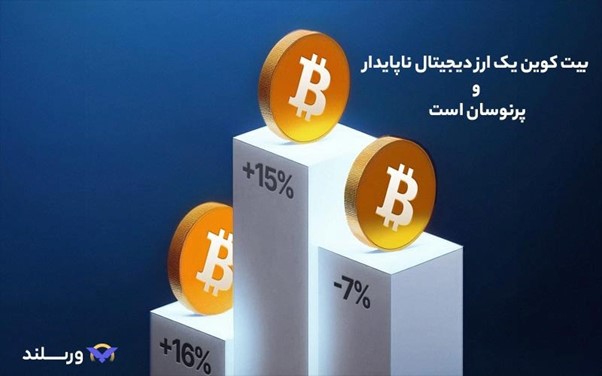 نوسانات شدید قیمت بیت کوین