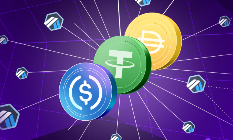 تفاوت تتر با USDC و DAI چیست؟ USDT در برابر یو اس دی کوین و دای 1 تفاوت تتر با USDC و DAI چیست؟