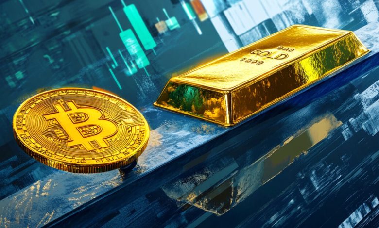رابطه طلا و بیت کوین؛ طلا چگونه بر قیمت بیت کوین اثر می‌گذارد؟