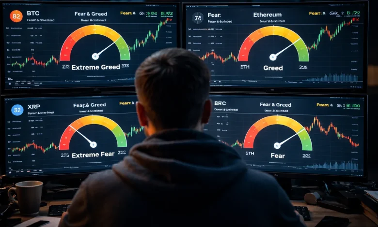 شاخص ترس و طمع (Fear & Greed) چیست و چطور با آن معامله کنیم؟ 1 شاخص ترس و طمع ارز های دیجیتال