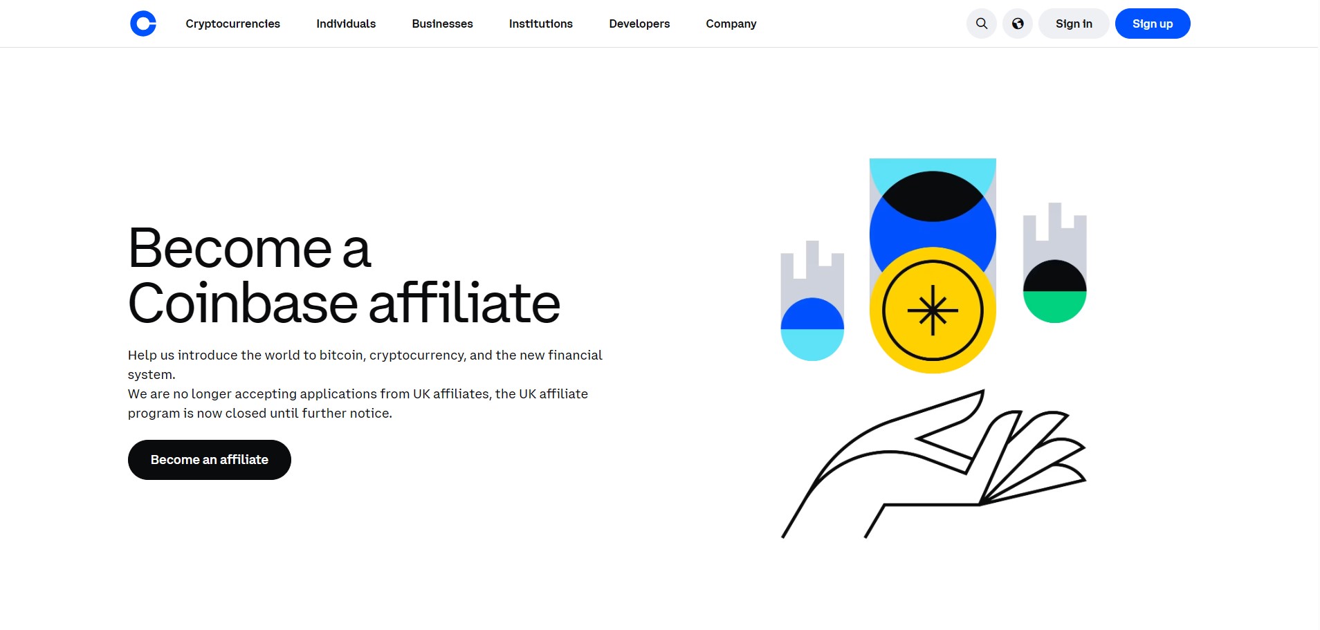 رفرال صرافی Coinbase