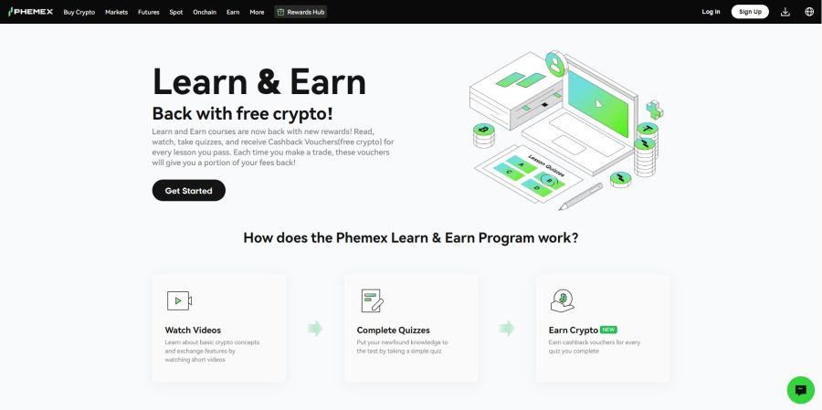 Phemex Learn & Earn