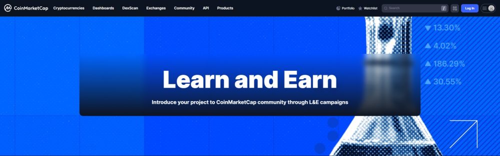CoinMarketCap Earn