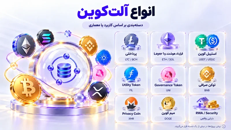 انواع آلت کوین چیست؟
