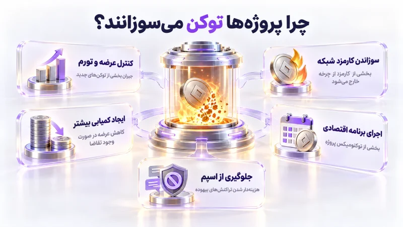 چرا پروژه‌های ارز دیجیتال توکن می‌سوزانند؟